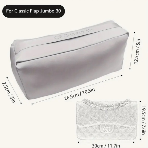 CHANEL LUX SILK PILLOW STORAGE SHAPER FOR FLAP BAGS MINI SMALL MEDIUM JUMBO NEW - Picture 8 of 10